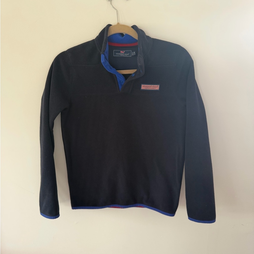 Vineyard Vines navy Pullover with Blue Trim size M (12-14)